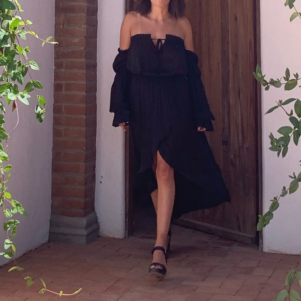 Off the shoulder dress